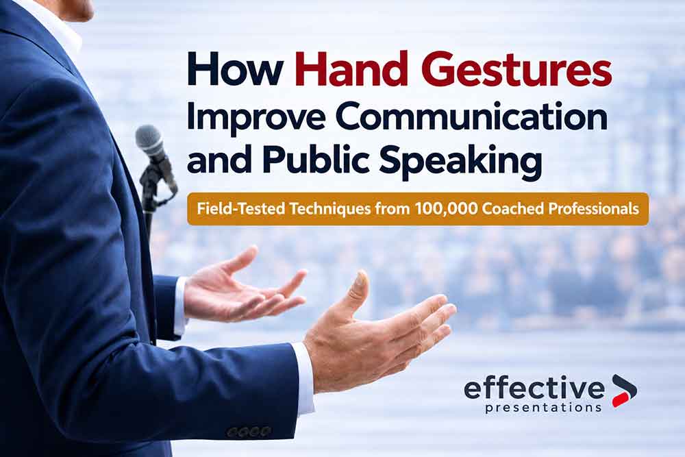 How hand gestures improve communication and public speaking with field tested techniques | Effective Presentations