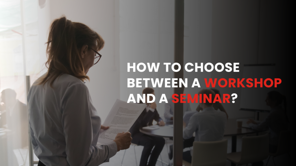 Public Speaking Workshops vs Seminars: Which Is Best for You? 4 Public Speaking Workshops vs Seminars: Which Is Best for You?