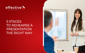 Rehearsing a presentation builds confidence and improves delivery and timing